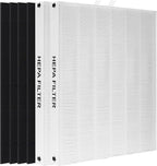 AP-1512HH True HEPA Replacement filter, Compatible with Coway Airmega AP-1512HH, AP-1512HH-FP, AP-1518R, AP-1519P, Item NO #3304899 (2 HEPA Filters + 4 Odor Pre-filters)