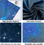 Fluorescent Light Covers - Classroom Covers for Ceiling Lights, 1 PCS 4 x 2 Feet Magnetic Light Filters, Classroom, Office Decor (Starry Sky)