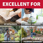 The Pond Guy AllClear Ecosystem Kit – Complete DIY Fishpond with Liner, Pump, UV Filter & Waterfall (1,000-2,000 Gallons) 8' x 11'