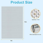 16 Pcs 13x9 (33cmx23cm) 20 Mesh 304 Stainless Steel Wire Mesh Sheet, Rustproof Metal Mesh Sheet Screen for DIY Crafts, Vent Covers, Garden Fencing, Window Protection & Industrial Filters