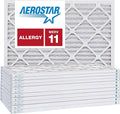 12x16x1 AC and Furnace Air Filter by Aerostar - MERV 11, Box of 12