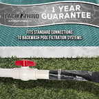 U.S. Pool Supply Pool Backwash Hose 2 Inch Diameter x 50 Feet - Discharge Hose for Pump, Sand Filter & Sump Pump Hoses - Burst Resistant Lay Flat Drainage Hoses for Inground & Above Ground Pools