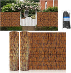 Fence Privacy Screen Natural Reed Fencing Decorative Fence for Backyard Garden Patio Pool Apartment Balcony Outdoor Wall Divider Privacy Screen