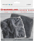 Marineland Carbon Bags, 2 Count, Support Chemical Aquarium Filtration, Rite-Size S, T and X, Fit All C-Series and Magniflow Canister Filters