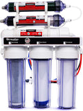 LiquaGen Portable - 6-Stage Dual Use Drinking and 0 PPM Aquarium Reef and Deionization | Reverse Osmosis Water System RO/DI | W/pH Alkaline Mineral Restoration Filter - 100 GPD