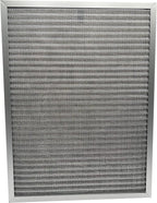 Washable Air Filter(16" x 25" x 1"), Aluminum Electrostatic Air Filter for Furnace and Central Air Conditioner