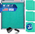 18x25x1 Polarized Media Electronic Air Filter - High Air Flow - Homeowner Installed - 1-Yr Supply of Replacement Pads - Simply Replace Your Current AC/Furnace Air Filter and PLUG IT IN!