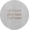 Normcore 58.5mm Puck Screen - Lower Shower Screen - Metal Coffee Reusable Filter for Espresso Portafilter Filter Basket 58mm - 1.7mm Thickness 150μm - 316 Stainless Steel